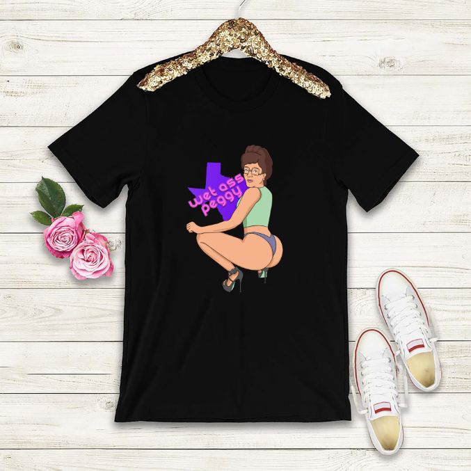 Wet Ass Peggy WAP Funny T-shirt Wet Ass Peggy WAP Funny T-shirt
