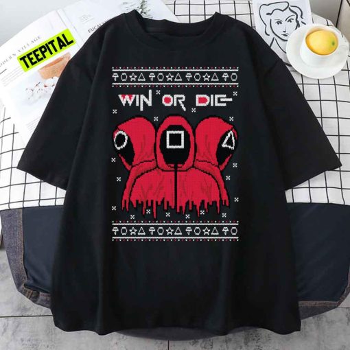 Win Or Die Squid Game Christmas Ugly Sweatshirt