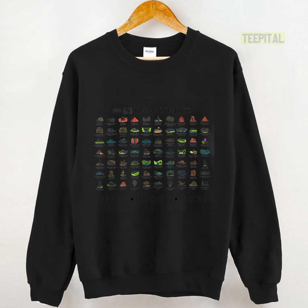 63 National Parks T-Shirt Support-Discover-Protect Zion Acadia Yosemite Yellowstone 63 National Parks T-Shirt Support-Discover-Protect Zion Acadia Yosemite Yellowstone