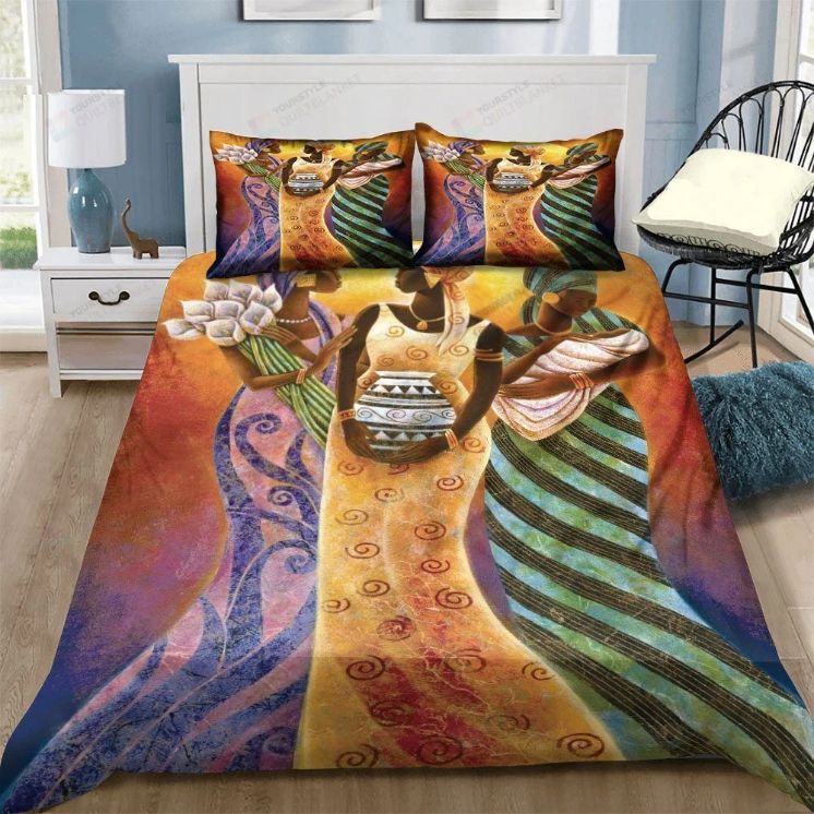 African Girls Art Bedding Set African Girls Art Bedding Set