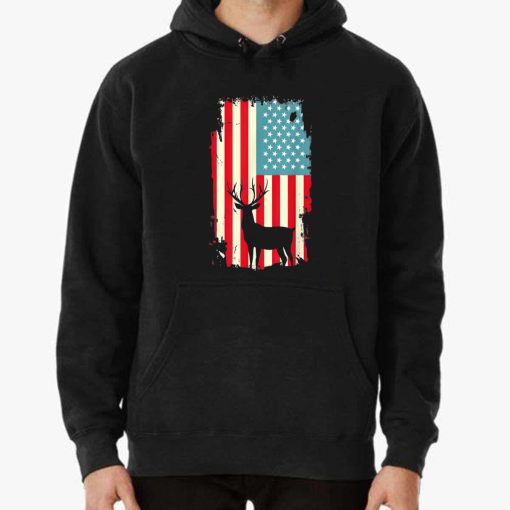 American Deer Hunter Patriotic Unisex T-Shirt