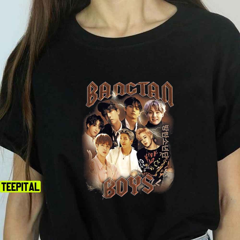 BTS Bangtan Boys Vintage Unisex T-Shirt BTS Bangtan Boys Vintage Unisex T-Shirt