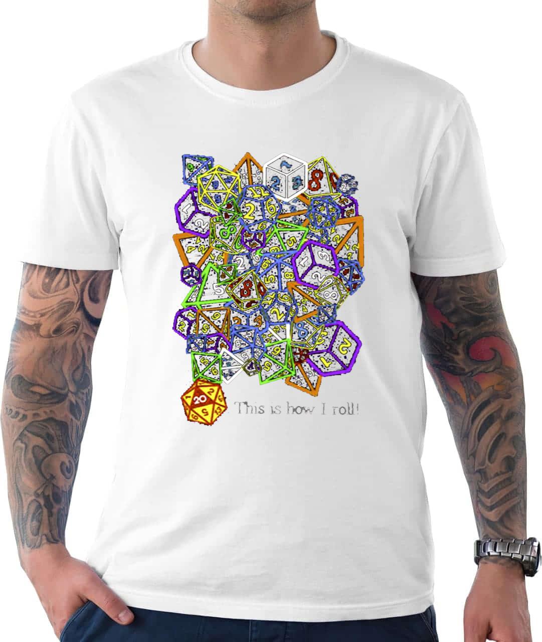 Dungeons and Dragons, This Is How I Roll! Unisex T-Shirt Dungeons and Dragons, This Is How I Roll! Unisex T-Shirt