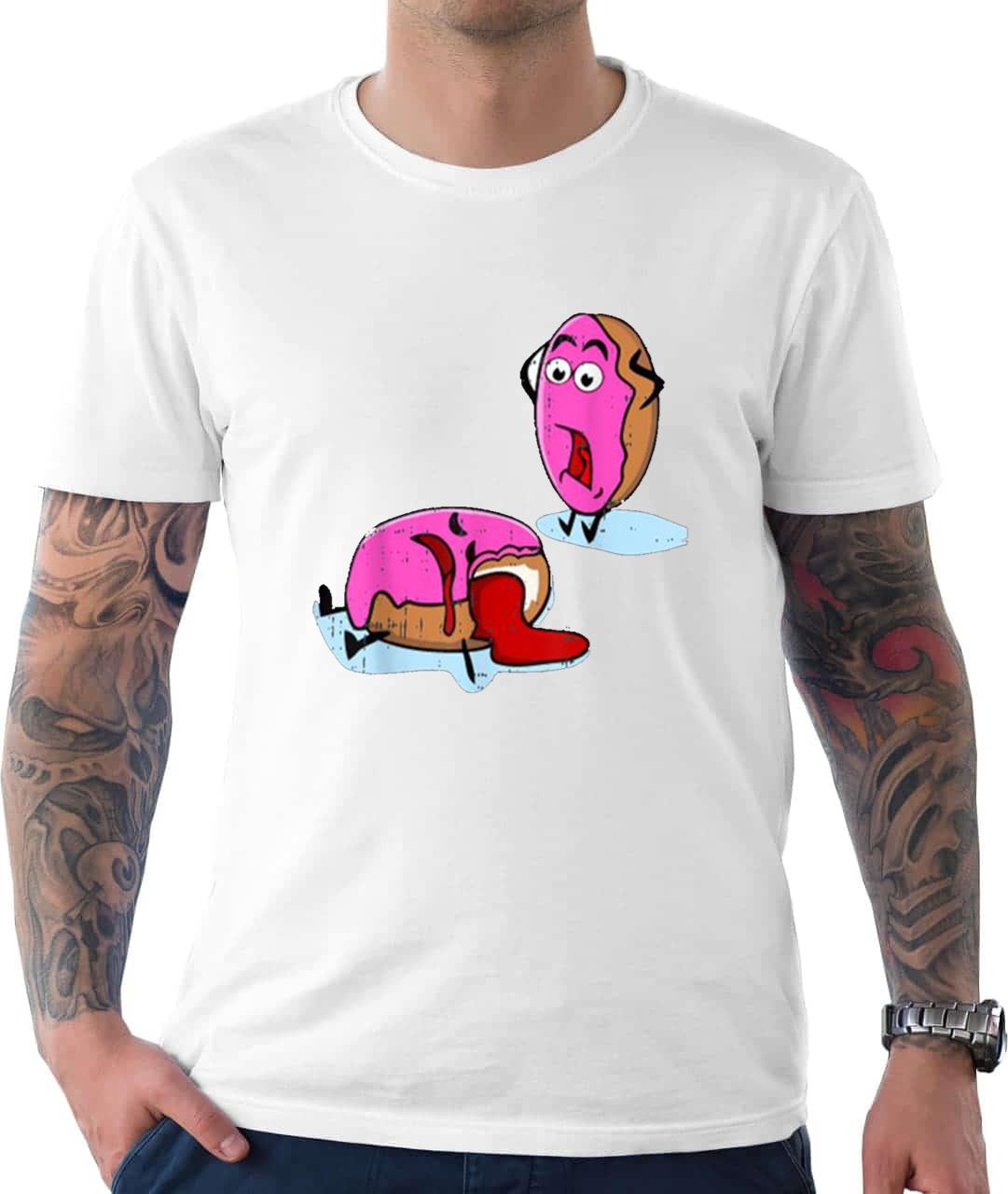 Dead Doughnut Bite Funny Unisex T-Shirt Dead Doughnut Bite Funny Unisex T-Shirt