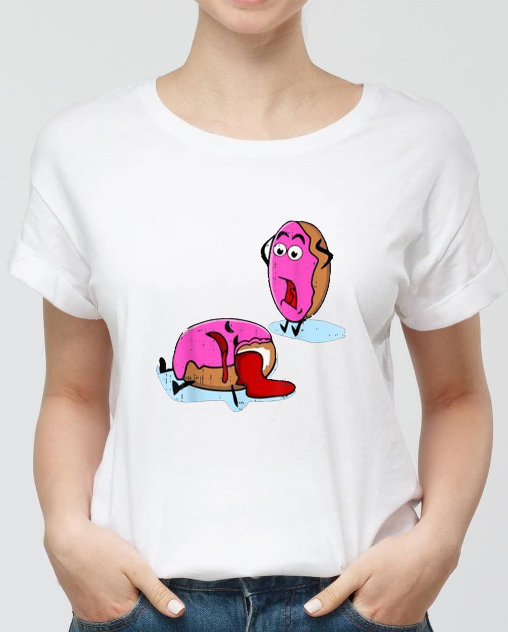 Dead Doughnut Bite Funny Unisex T-Shirt Dead Doughnut Bite Funny Unisex T-Shirt