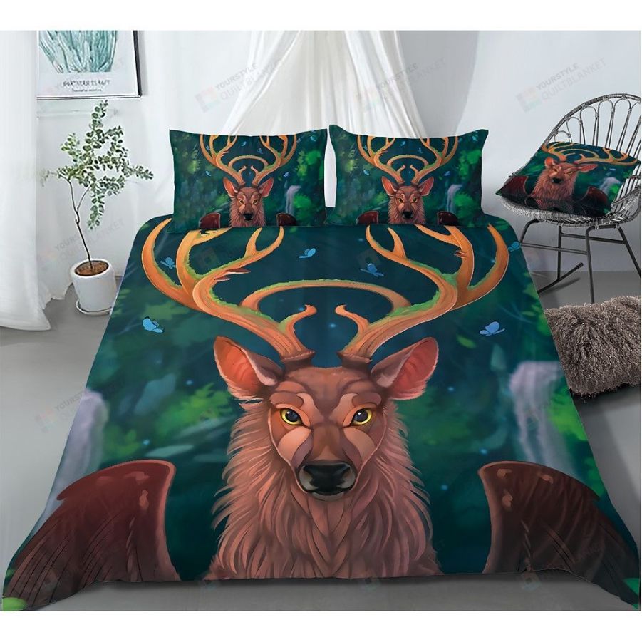 Deer In The Forest Bedding Set Deer In The Forest Bedding Set