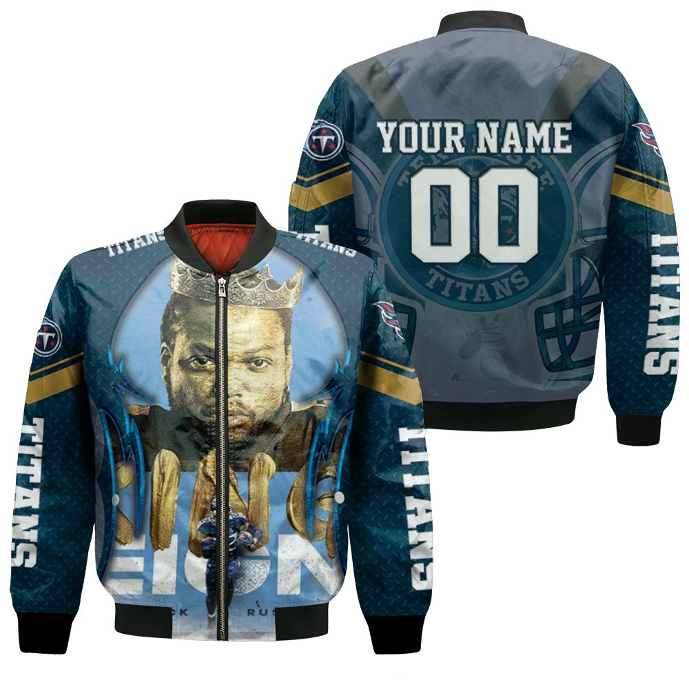 Derrick Henry King 22 Tennessee Titans Afc South Division Champions Personalized Bomber Jacket Derrick Henry King 22 Tennessee Titans Afc South Division Champions Personalized Bomber Jacket