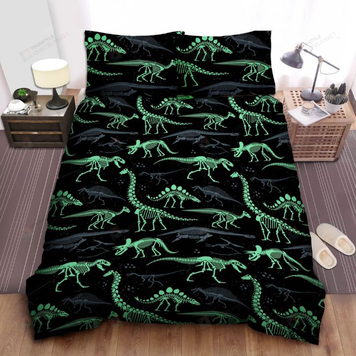 Dinosaur Bones Glow Bedding Set Dinosaur Bones Glow Bedding Set