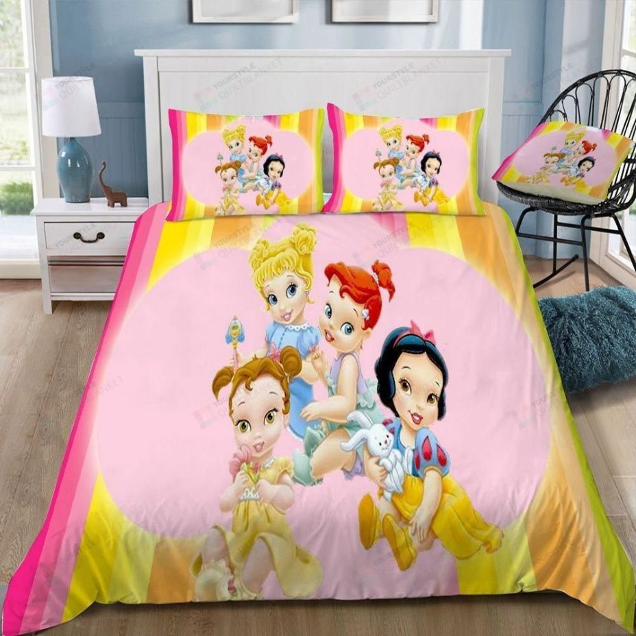 Disney Princess Cute Bedding Set Disney Princess Cute Bedding Set