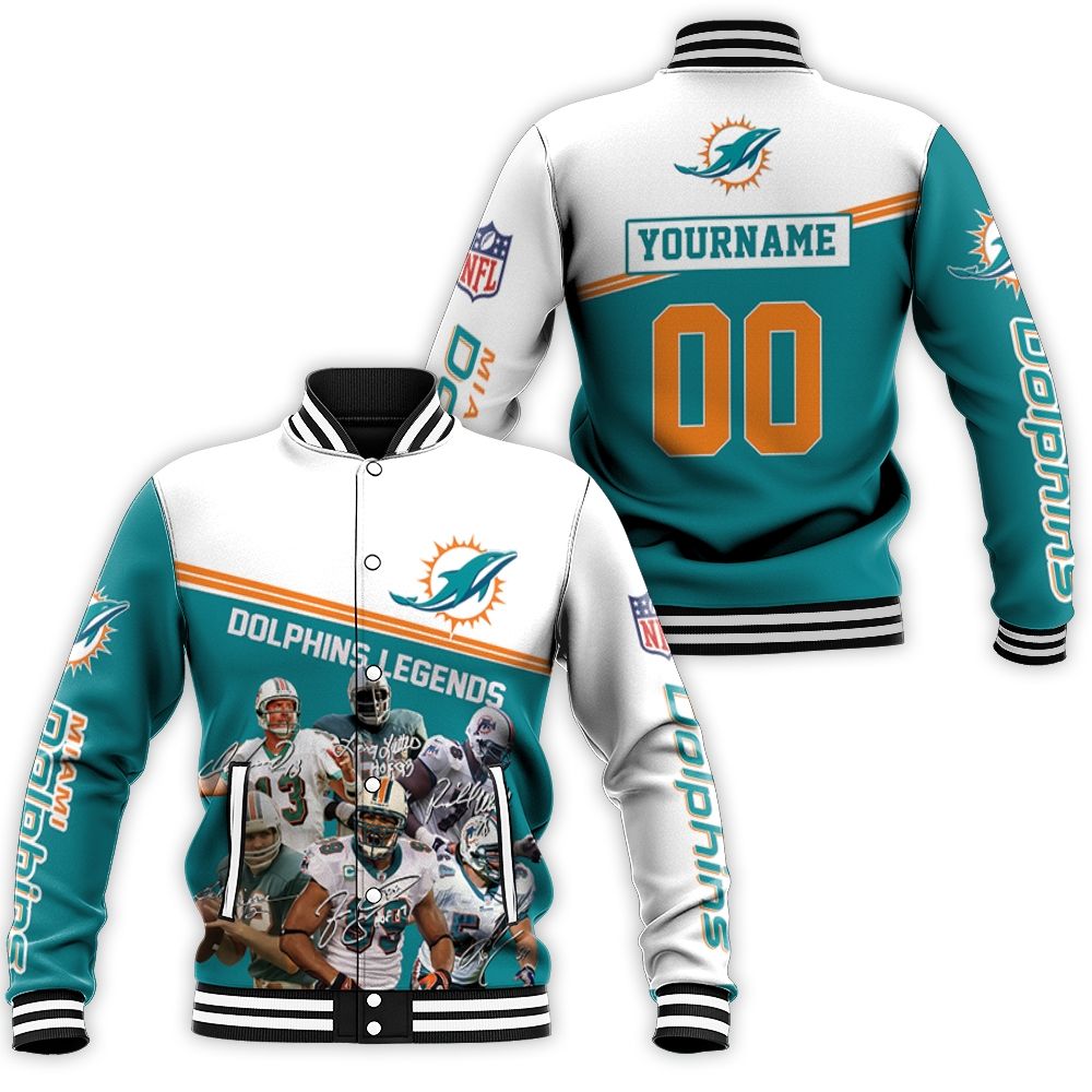 Dolphins 3d Baseball Jacket Dolphins 3d Baseball Jacket