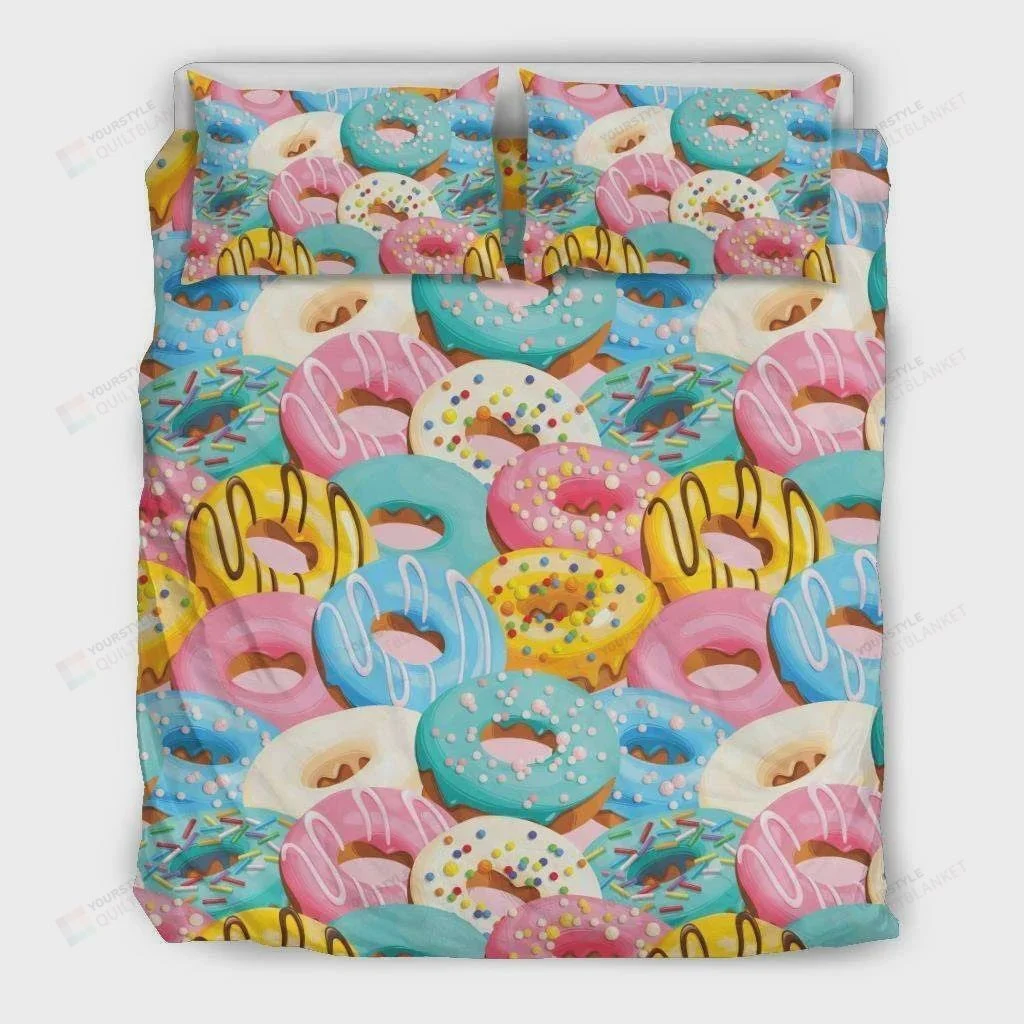 Donuts Pattern Bedding Set Donuts Pattern Bedding Set