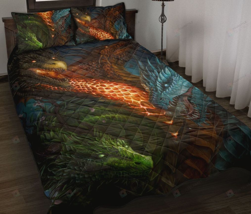 Dragon Green Ice Style Bedding Set Dragon Green Ice Style Bedding Set