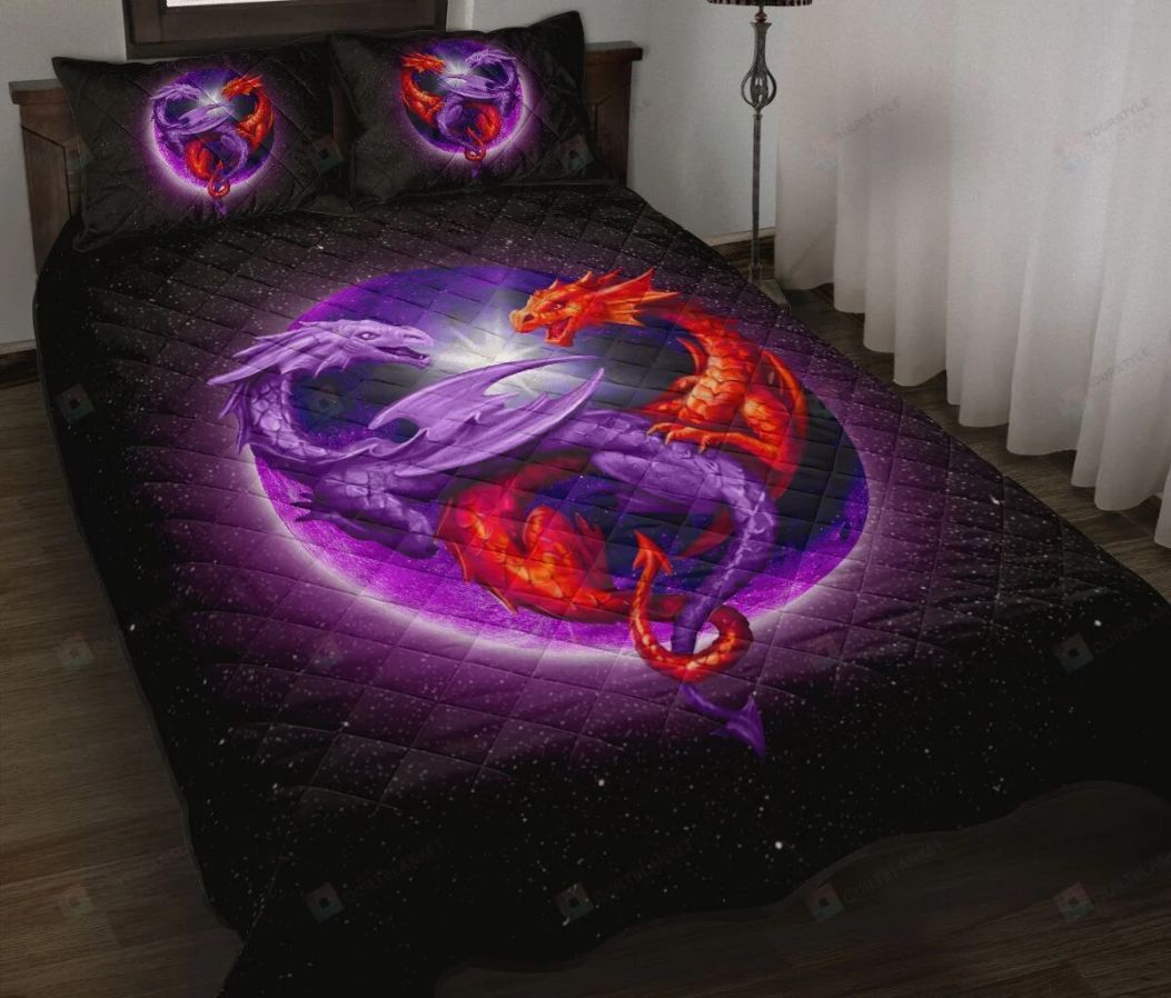 Dragon Heart Moon Bedding Set Dragon Heart Moon Bedding Set