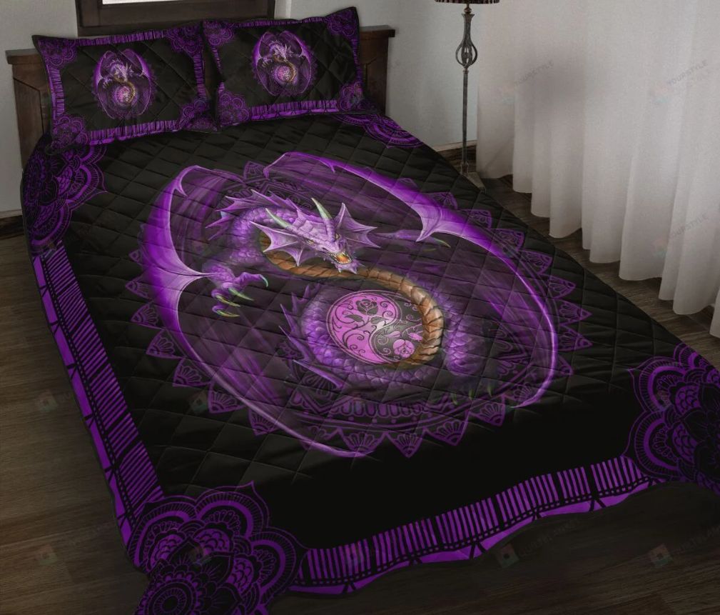 Dragon Mandala Art Style Bedding Set Dragon Mandala Art Style Bedding Set
