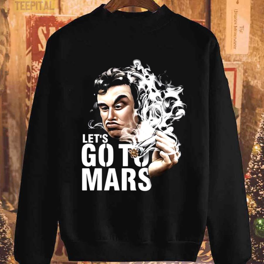 Elon Musk Smoking Lets Go To Mars Unisex T-Shirt Elon Musk Smoking Lets Go To Mars Unisex T-Shirt