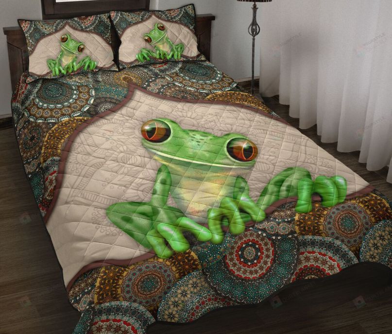 Frog Mandala Bedding Set Frog Mandala Bedding Set