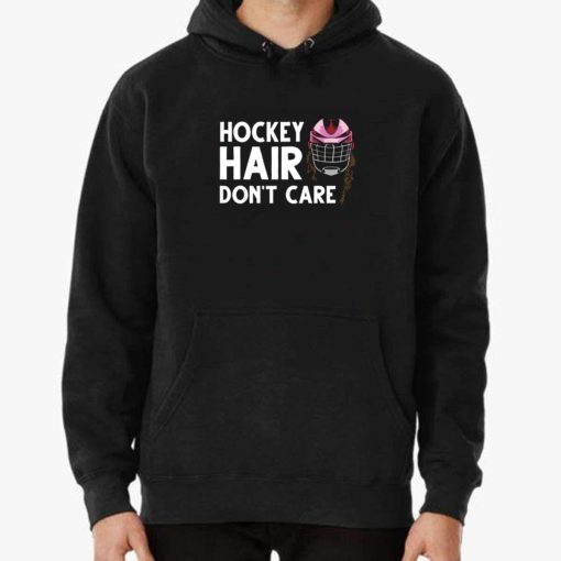 Funny Ice Hockey Helmet Hair Unisex T-Shirt