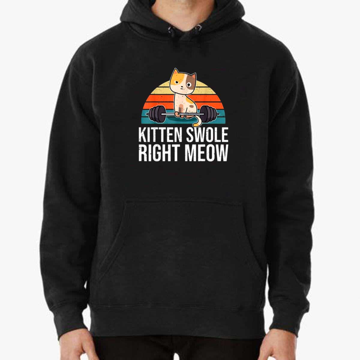 Funny Workout, Fitness Pun I Kitten Swole Right Unisex T-Shirt Funny Workout, Fitness Pun I Kitten Swole Right Unisex T-Shirt