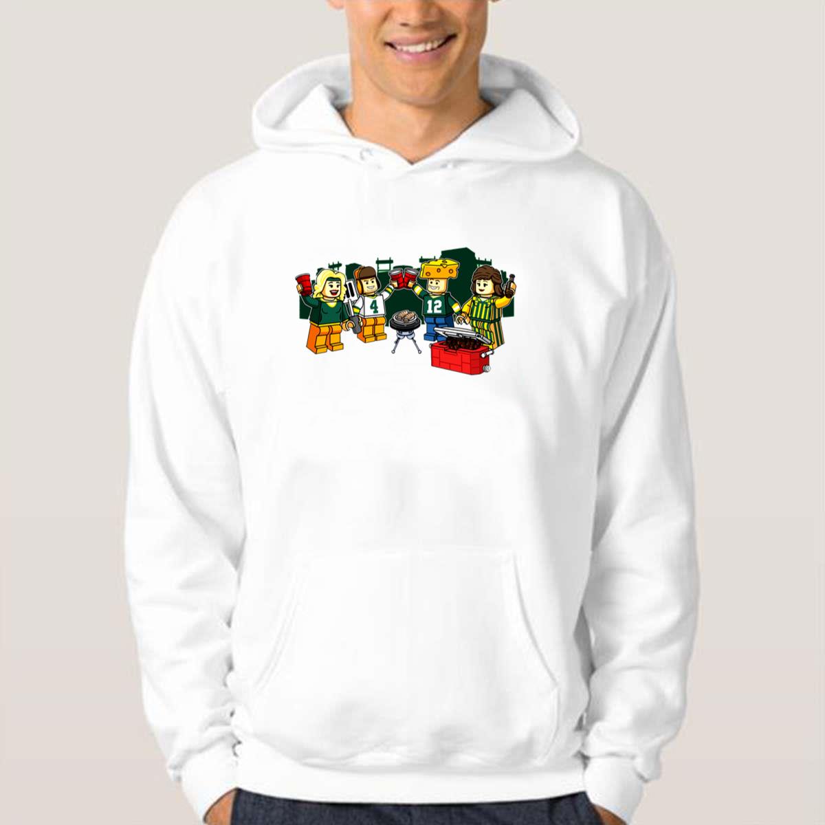 Gameday Lego Tailgate Green Bay Packers Unisex T-Shirt Gameday Lego Tailgate Green Bay Packers Unisex T-Shirt