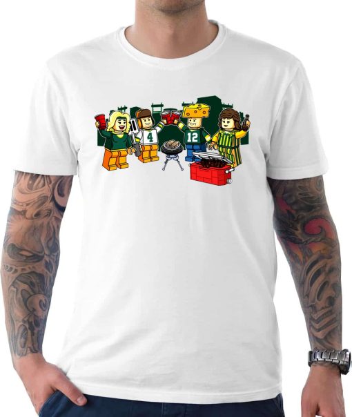 Gameday Lego Tailgate Green Bay Packers Unisex T-Shirt