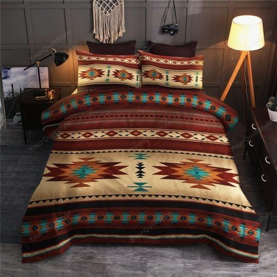 Geometric Sunset Southwest Bedding Set Geometric Sunset Southwest Bedding Set
