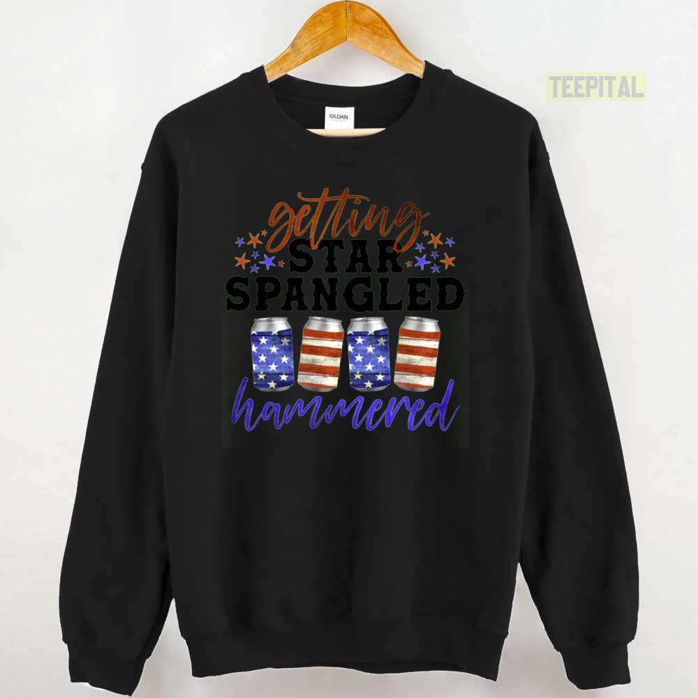 Getting Star Spangled Hammered Unisex T-Shirt Getting Star Spangled Hammered Unisex T-Shirt
