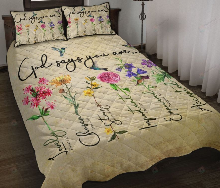 God Says You Are Bedding Set God Says You Are Bedding Set