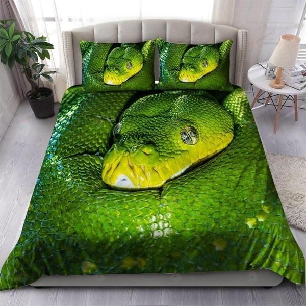 Green Snake Python Bedding Set Green Snake Python Bedding Set
