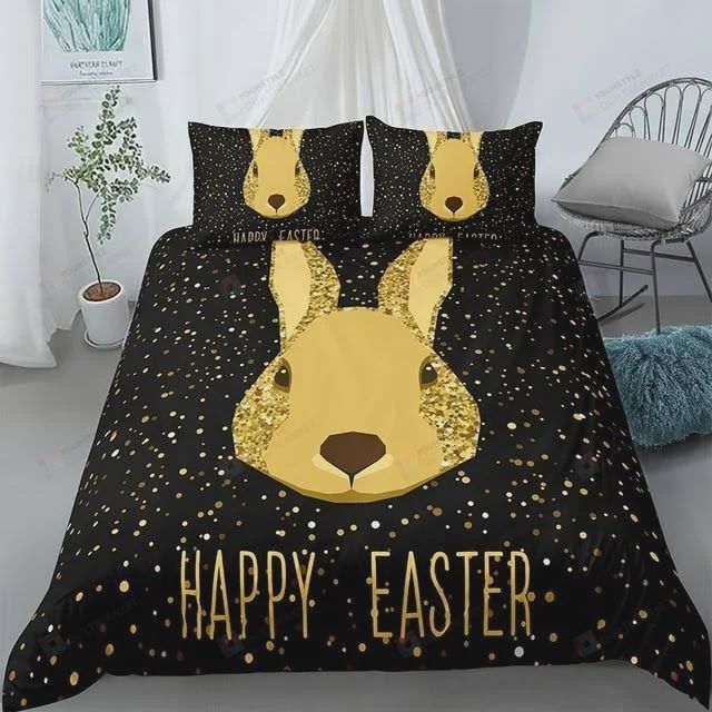 Happy Easter Rabbit Bedding Set Happy Easter Rabbit Bedding Set