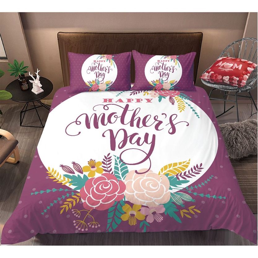 Happy Mother's Day Bedding Set Happy Mother's Day Bedding Set