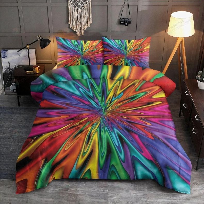 Hippie Tie Dye Bedding Set Hippie Tie Dye Bedding Set