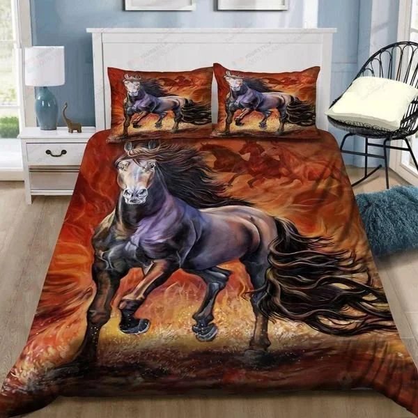 Horse Art Beautiful Bedding Set Horse Art Beautiful Bedding Set