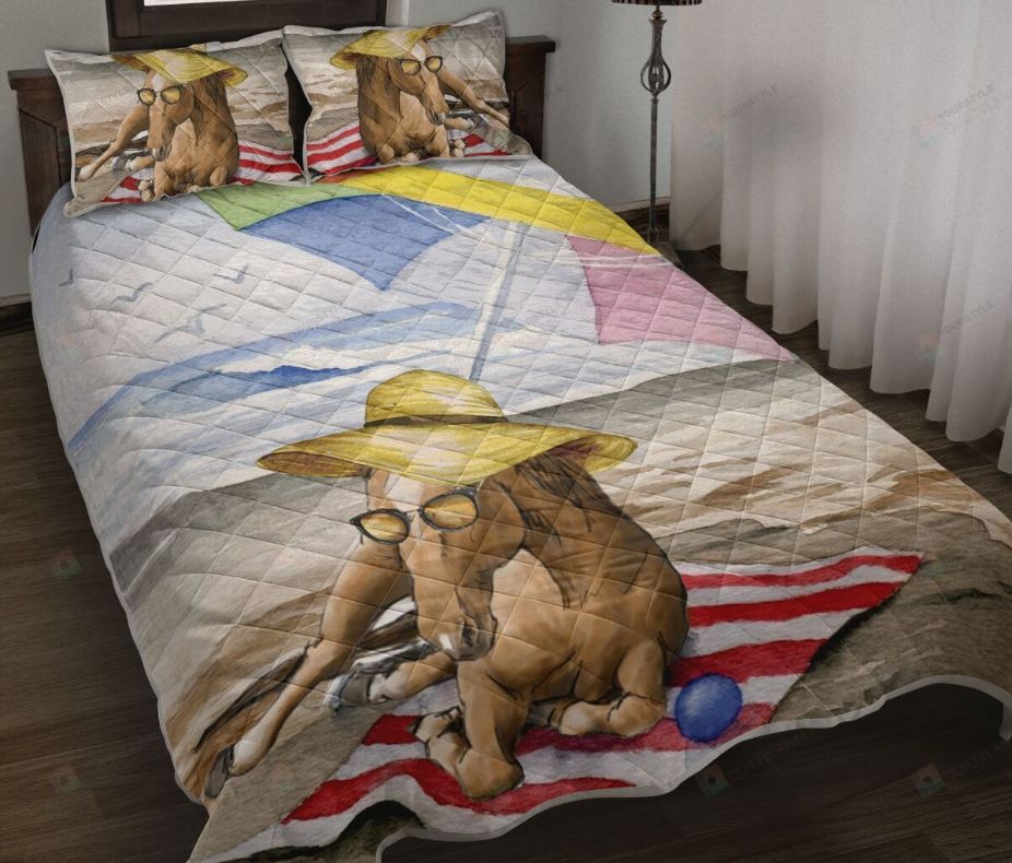 Horse At The Beach Bedding Set Horse At The Beach Bedding Set