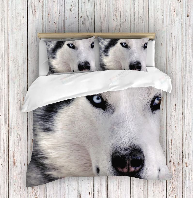 Husky Face Bedding Set Husky Face Bedding Set