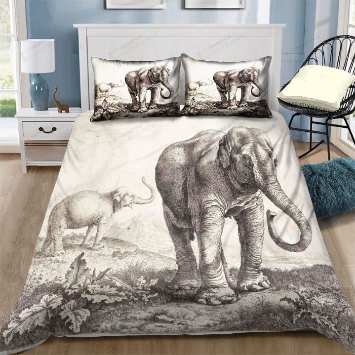 Elephant Painting Bedding Set Elephant Painting Bedding Set