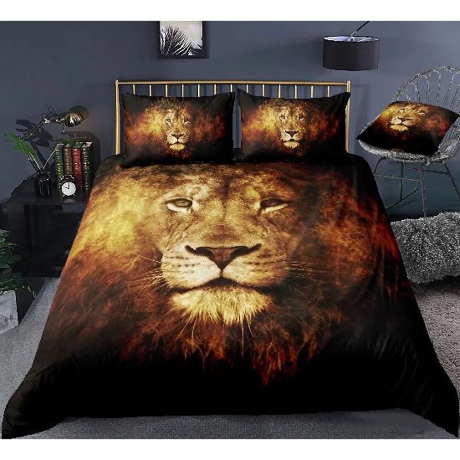 Lion Animals Bedding Set Lion Animals Bedding Set