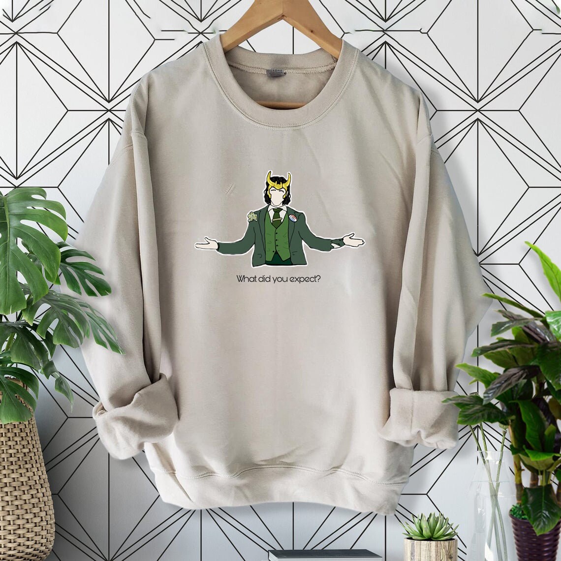 Loki, Ragnarok Get Help Unisex Sweatshirt Loki, Ragnarok Get Help Unisex Sweatshirt