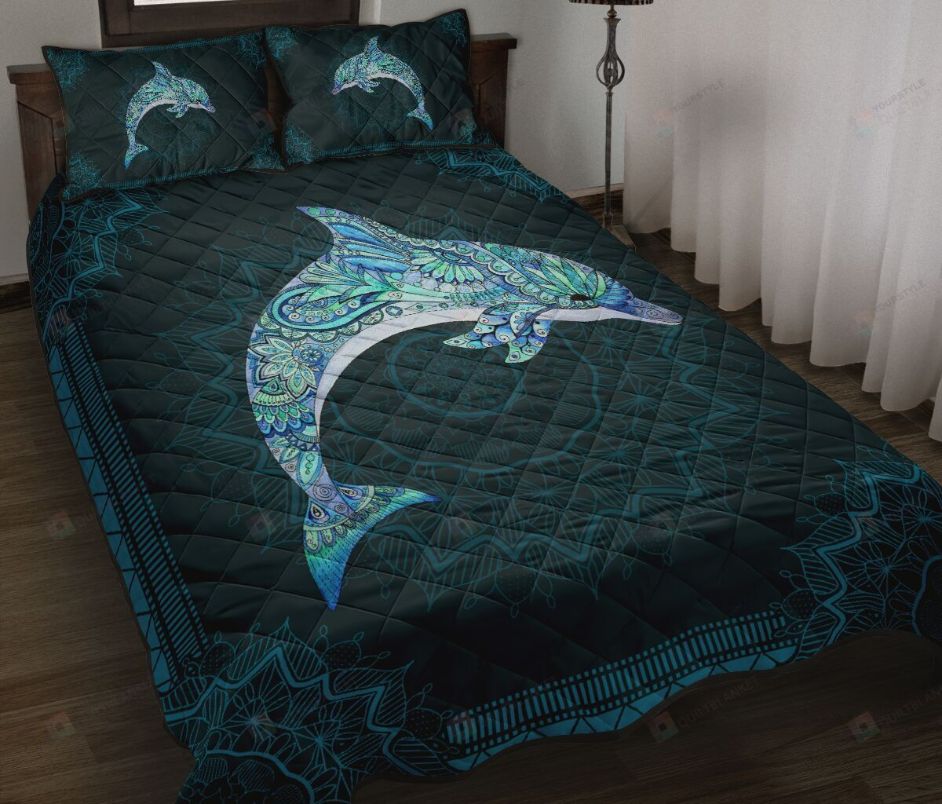Mandala Dolphin Bedding Set Mandala Dolphin Bedding Set