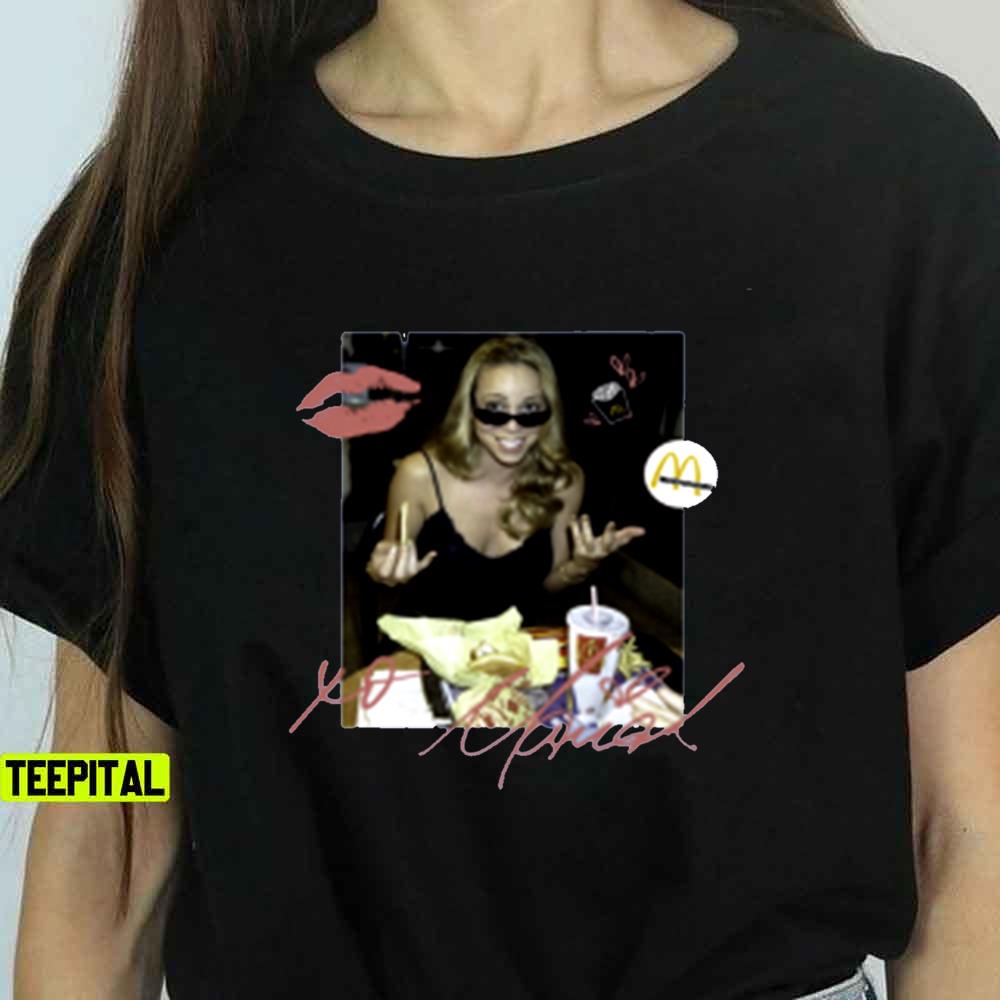 Mariah Carey Mcdonalds Unisex T-Shirt Mariah Carey Mcdonalds Unisex T-Shirt