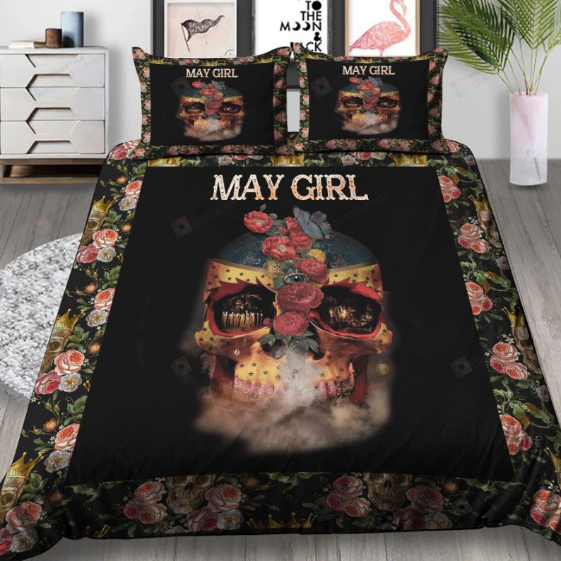 May Girl Skull Bedding Set May Girl Skull Bedding Set