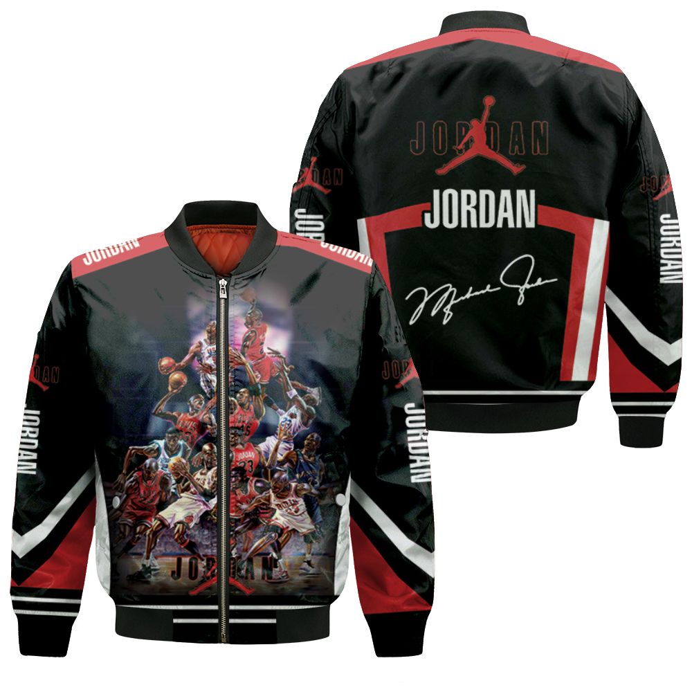 Michael Jordan Chicago Bulls Signed Bomber Jacket Michael Jordan Chicago Bulls Signed Bomber Jacket