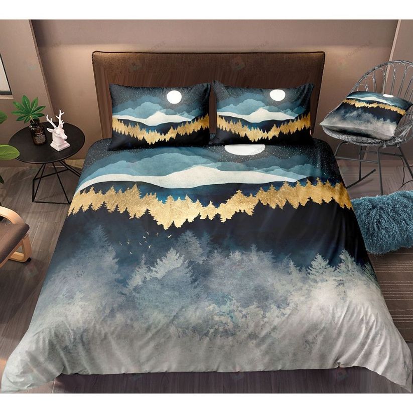 Mountain Landscape Bedding Set Mountain Landscape Bedding Set