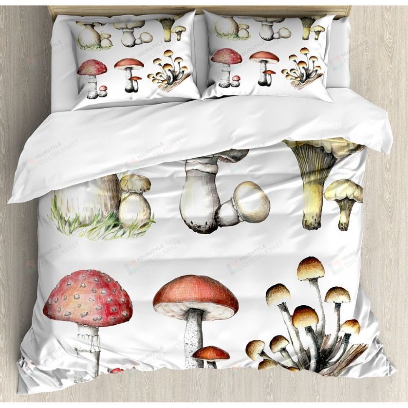 Mushrooms Bedding Set Mushrooms Bedding Set