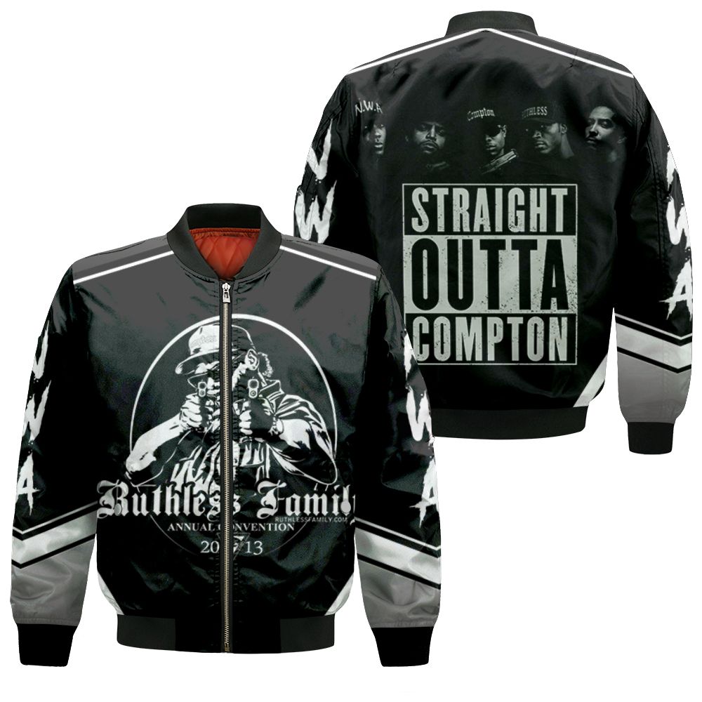 N.W.A. Eazy E Ruthless Family Annual Convetion Bomber Jacket N.W.A. Eazy E Ruthless Family Annual Convetion Bomber Jacket