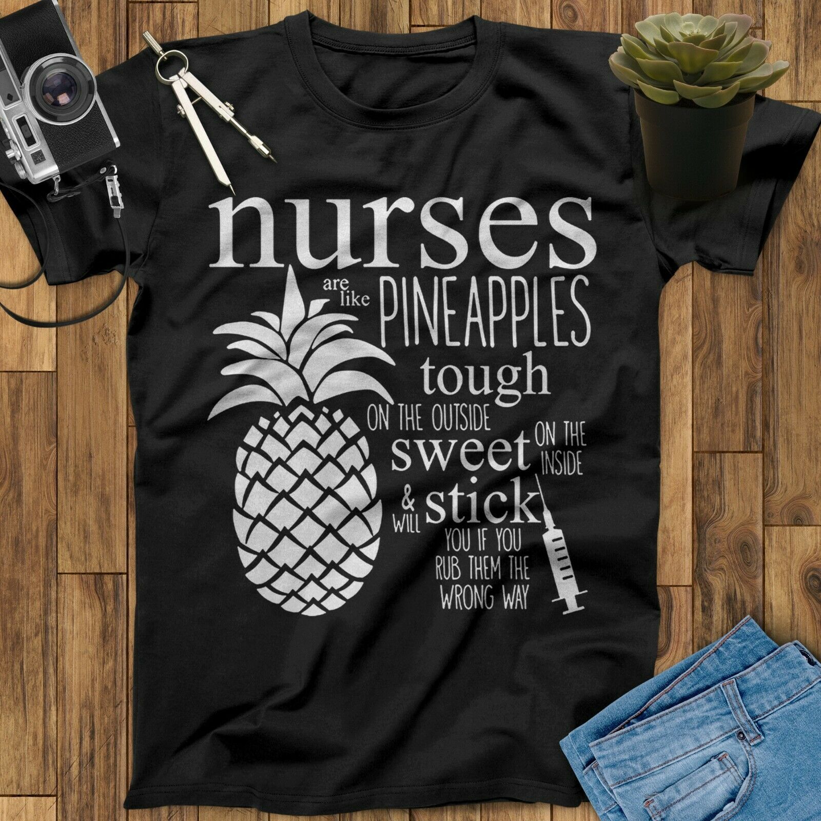 Nurses Are Like Pineapples Unisex T-Shirt Nurses Are Like Pineapples Unisex T-Shirt