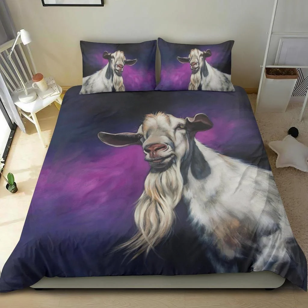 Old Goat Art Bedding Set Old Goat Art Bedding Set
