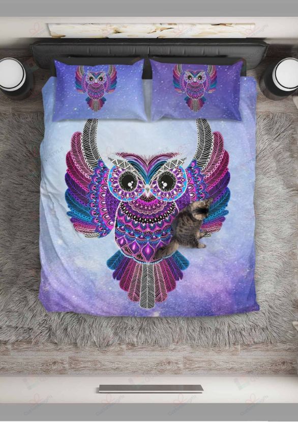 Owl Lovely Eyes Bedding Set Owl Lovely Eyes Bedding Set