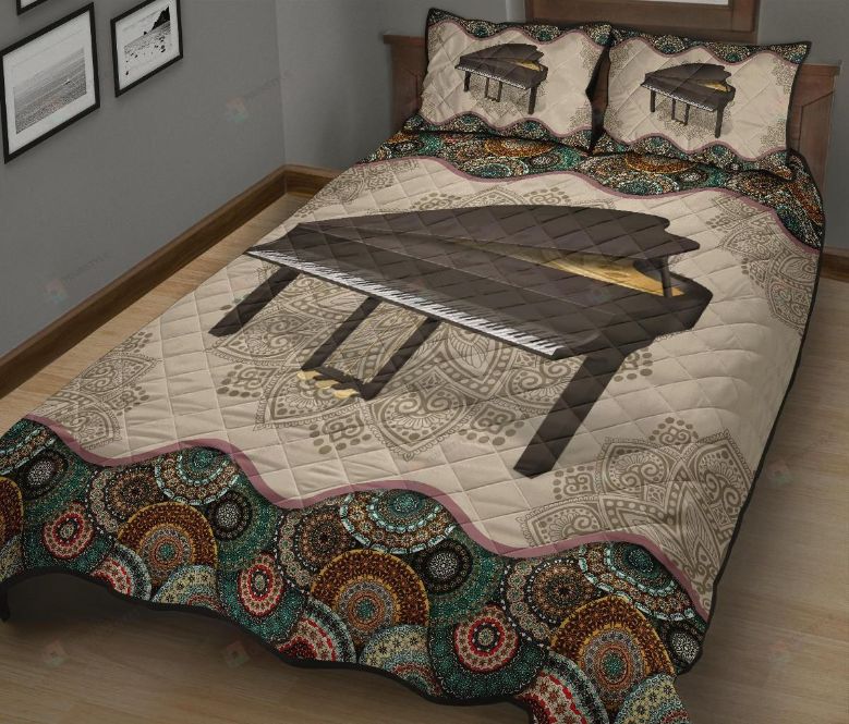 Piano Mandala Bedding Set Piano Mandala Bedding Set