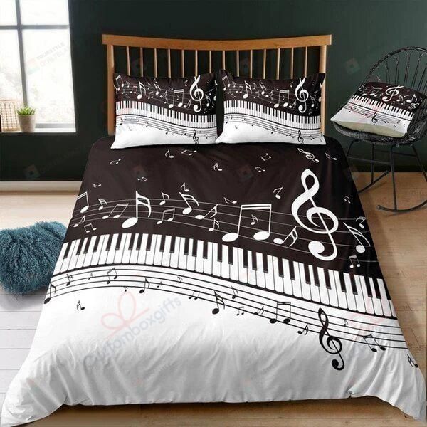 Piano Music Note Bedding Set Piano Music Note Bedding Set