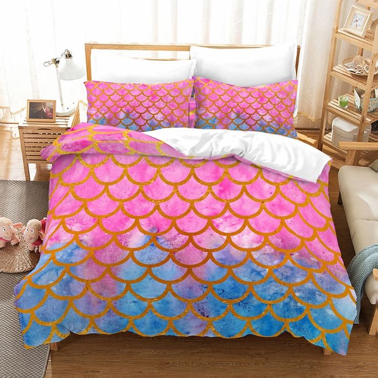 Scale Print Bedding Set Scale Print Bedding Set
